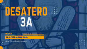 Desatero 3a